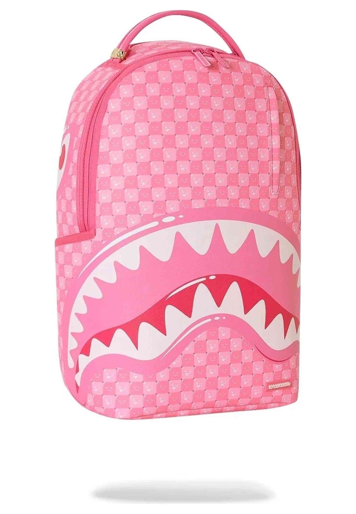 MOCHILA SPRAYGROUND ROSA PINK NEW CHECK FACES BACKPACK