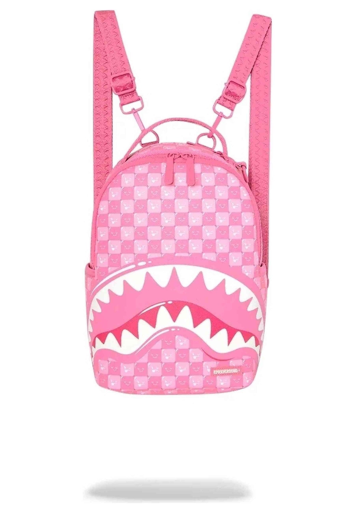MOCHILA SPRAYGROUND ROSA PINK NEW CHECK FACES MINI BACKPACK