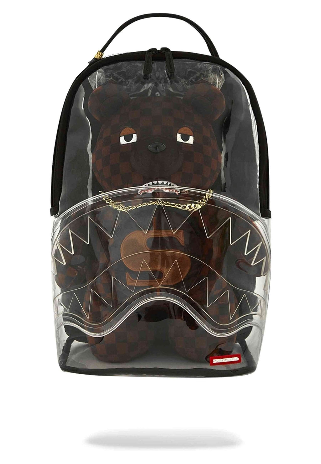 MOCHILA SPRAYGROUND TRANSPARENTE CLEAR BEAR DLX BACKPACK - AREA ZERO