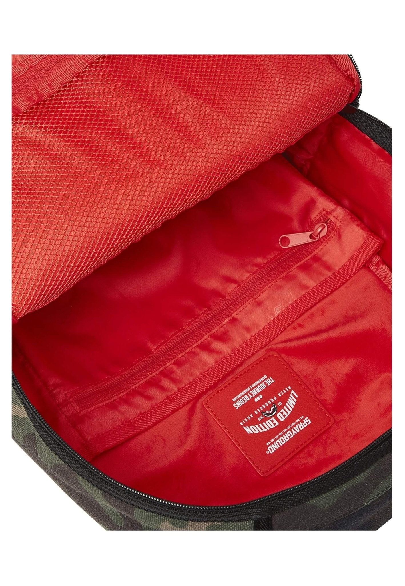 MOCHILA SPRAYGROUND VERDE SHARK CENTRAL CAMO DLXS BACKPACK - AREA ZERO