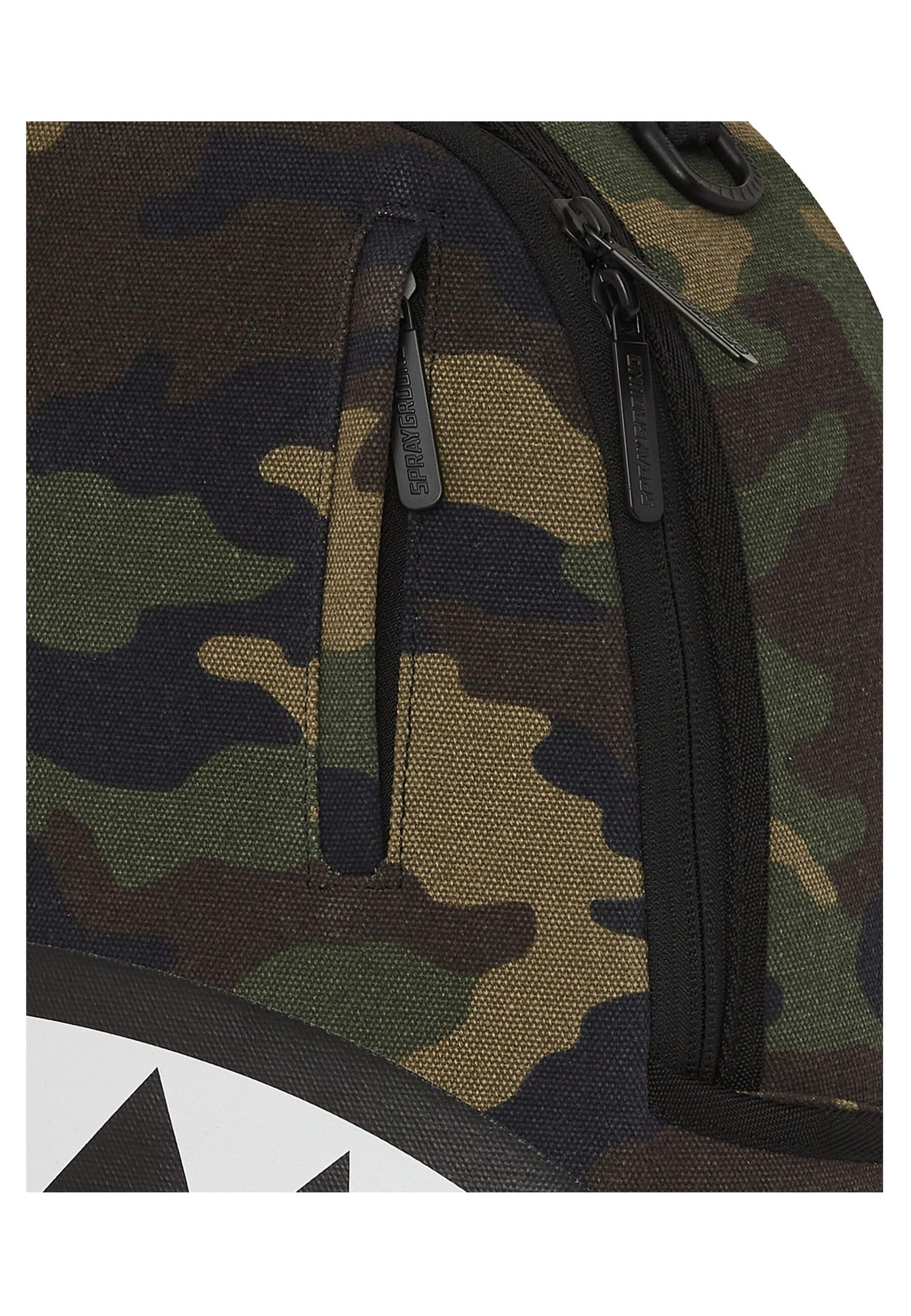 MOCHILA SPRAYGROUND VERDE SHARK CENTRAL CAMO DLXS BACKPACK