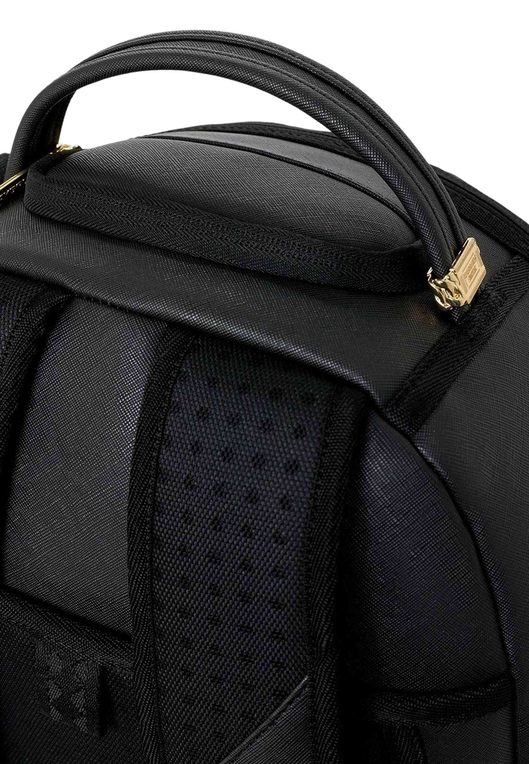 MOCHILA SPRAYGRUND NEGRA SCARFACE GOLD EMBOSSED BACKPACK