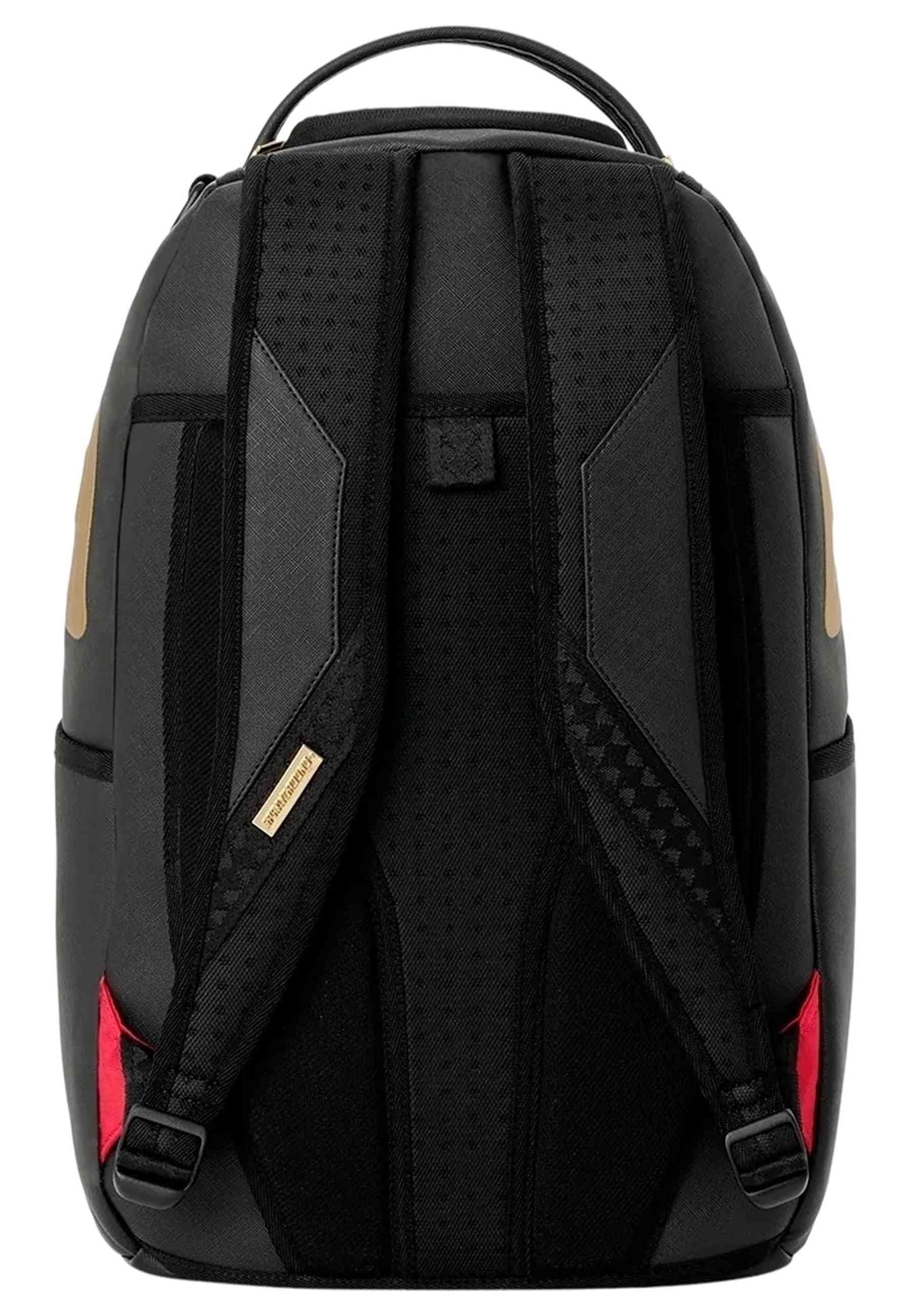 MOCHILA SPRAYGRUND NEGRA SCARFACE GOLD EMBOSSED BACKPACK