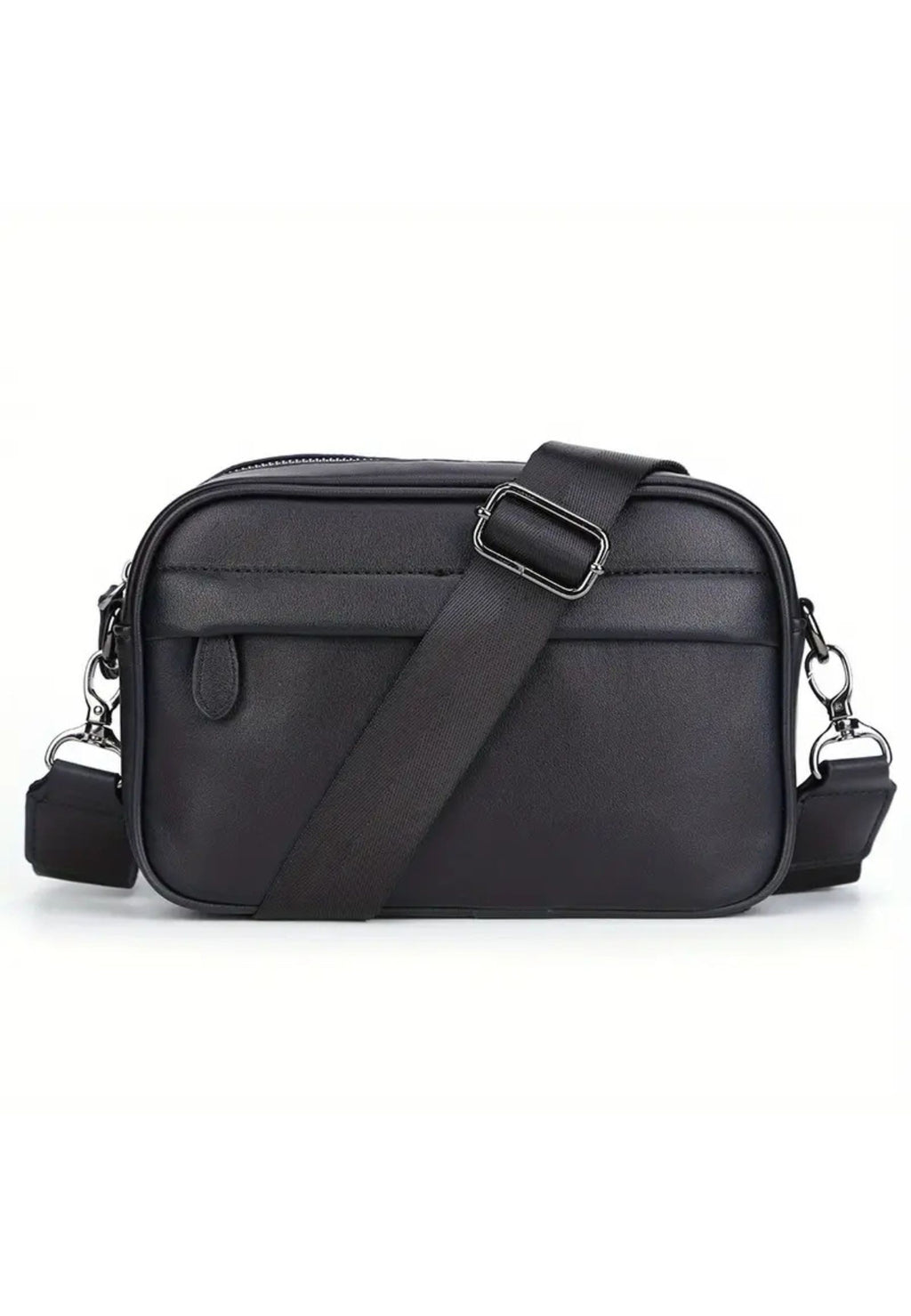 NECESER AREA ZERO NEGRO LISO ZIPPED TOILETRY