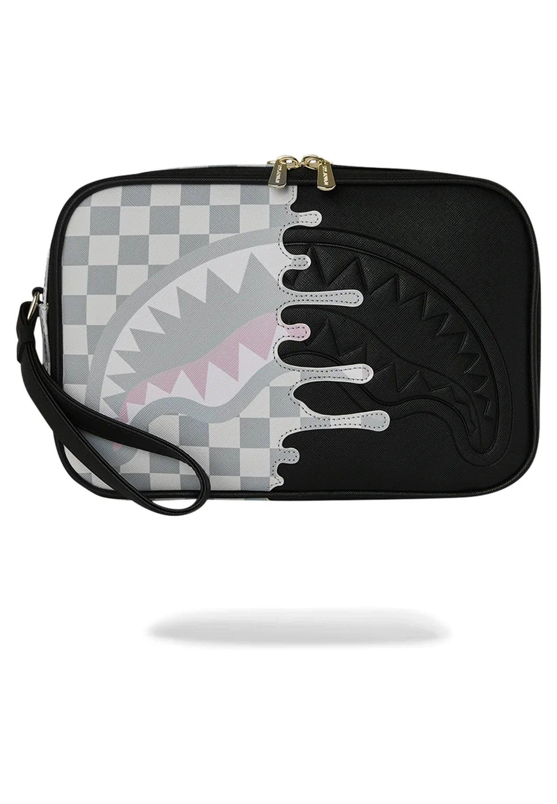 NECESER SPRAYGROUND CREAM CHECK SIDE DRIP TOILETRY BRICK