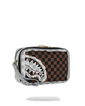 NECESER SPRAYGROUND MARRON CREAM BROWN TEAR CHACK TOILETRY BAG