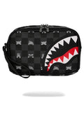 NECESER SPRAYGROUND NEGRA GRAY PEEKING CHARACTER CHECK SAVAGE TOILETRY