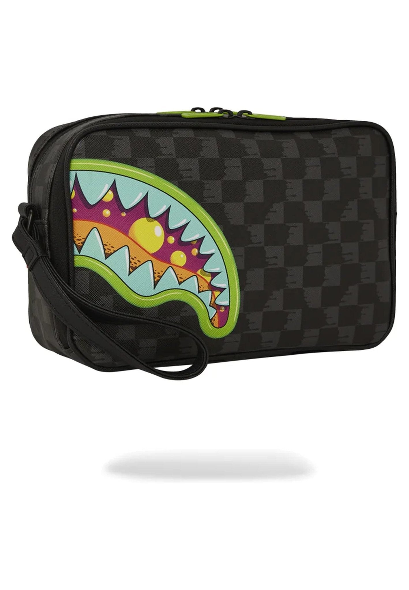 NECESER SPRAYGROUND NEGRO CUADROS SLIME TAKEOVER TOILETRY - AREA ZERO