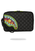 NECESER SPRAYGROUND NEGRO CUADROS SLIME TAKEOVER TOILETRY