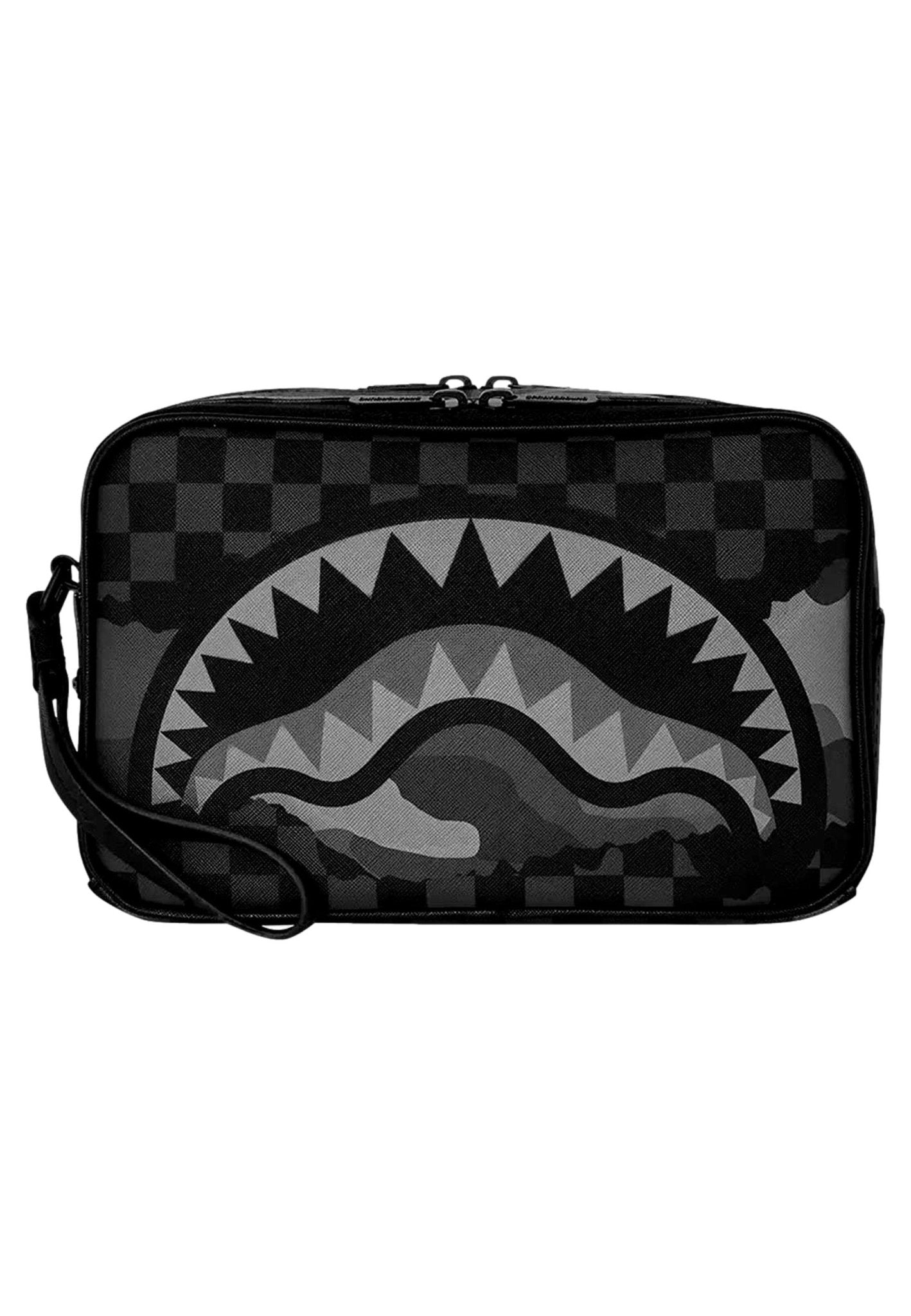 NECESER SPRAYGROUND NEGRO SPLIT UP CAMO TEAR TOILETRY BRICK - AREA ZERO