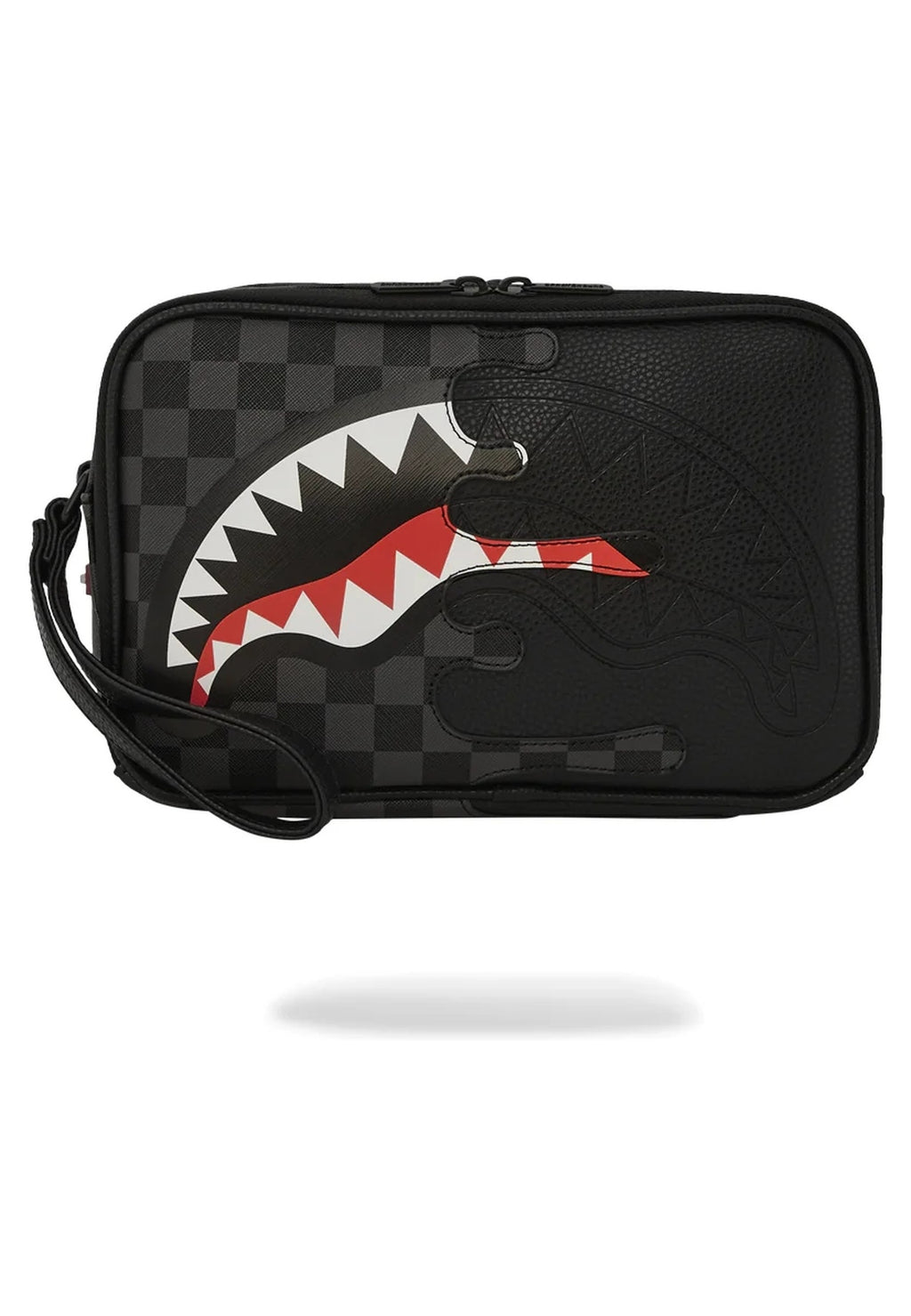 NECESER SPRAYGROUND NEGRO UNFINISHED SHARK TOILETRY