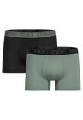 BIPACK BOXERS PUMA GRIS/NEGRO EMERALD ICE EVERYDAY TRUNKS