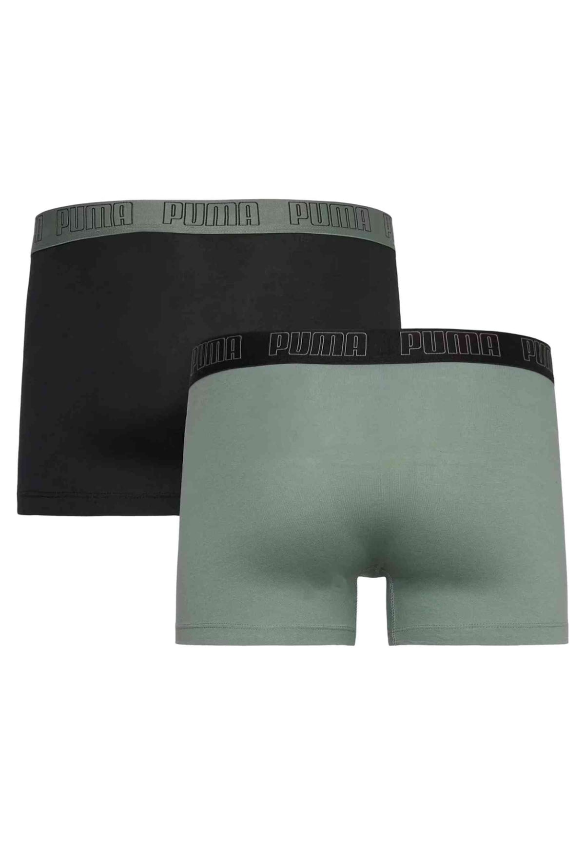 BIPACK BOXERS PUMA GRIS/NEGRO EMERALD ICE EVERYDAY TRUNKS