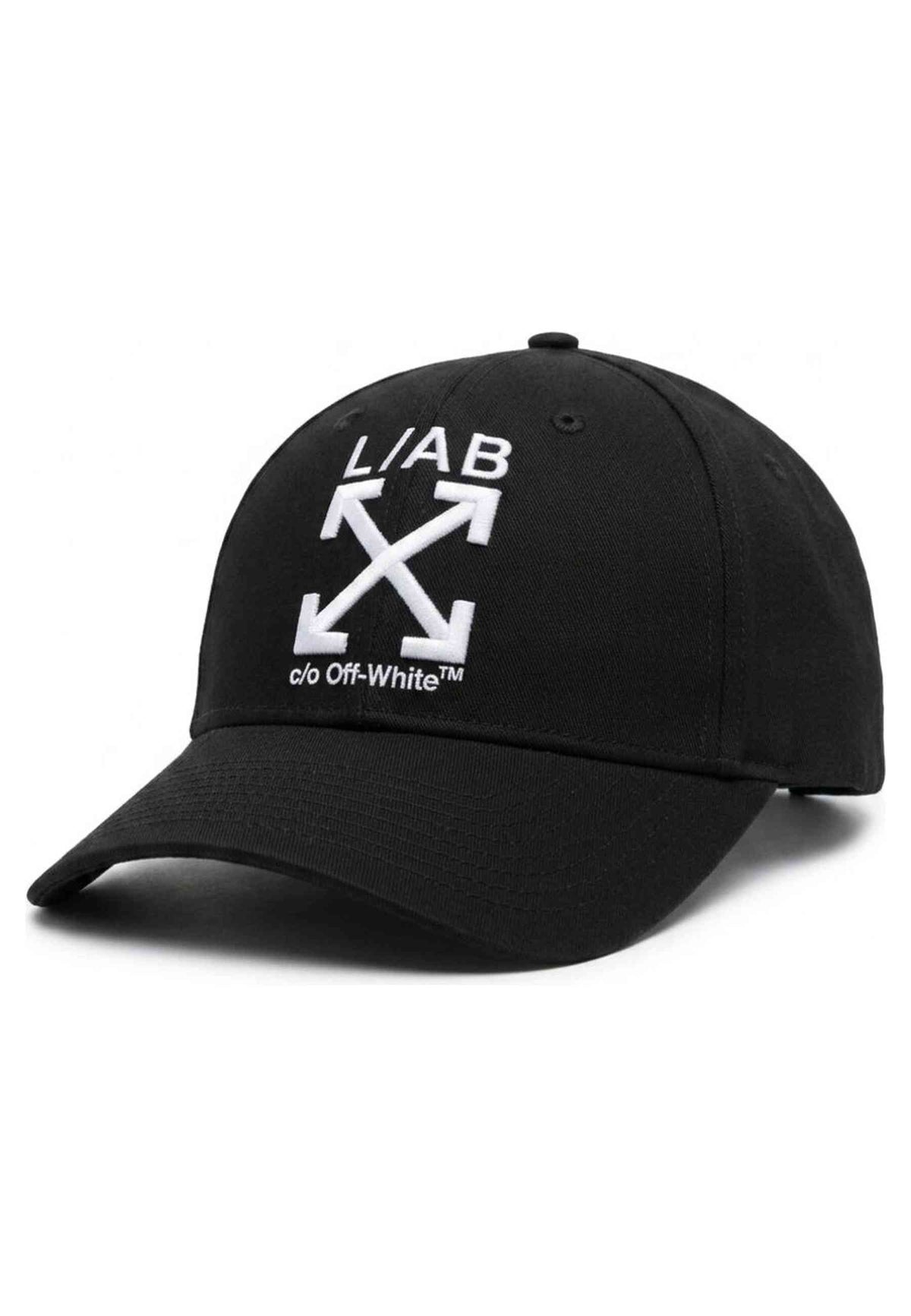 GORRA L/AB c/o Off-White NEGRA CLAMP ARROWS CURVED BRIM TWILL CAP