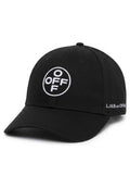 GORRA L/AB c/o Off-White NEGRA EMBROIDERED CURVED BRIM TWILL CAP