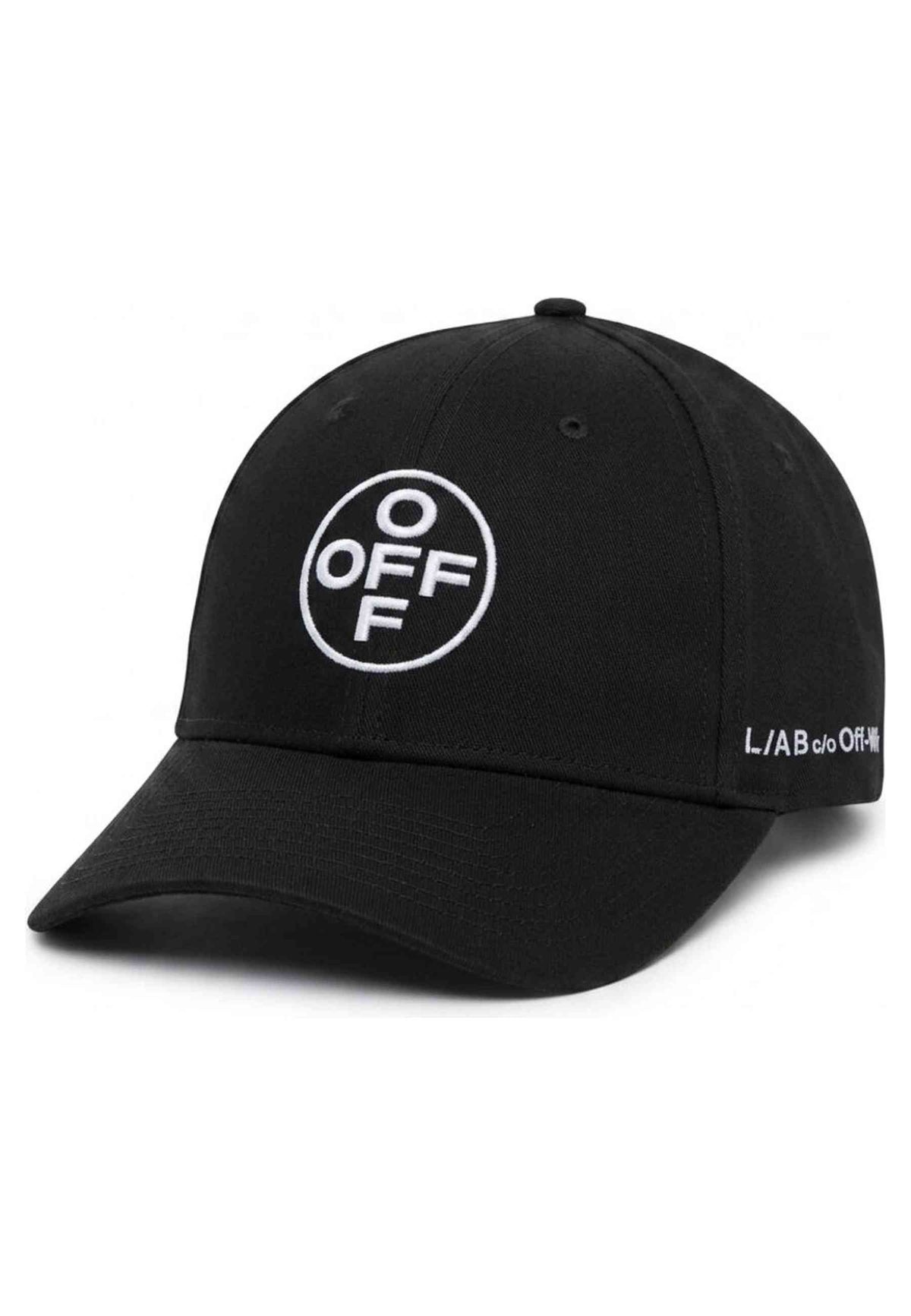 GORRA L/AB c/o Off-White NEGRA EMBROIDERED CURVED BRIM TWILL CAP