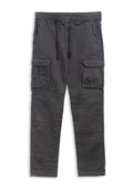 PANTALON ANTRACITA SIDE POCKETS WIDE LEG PANT