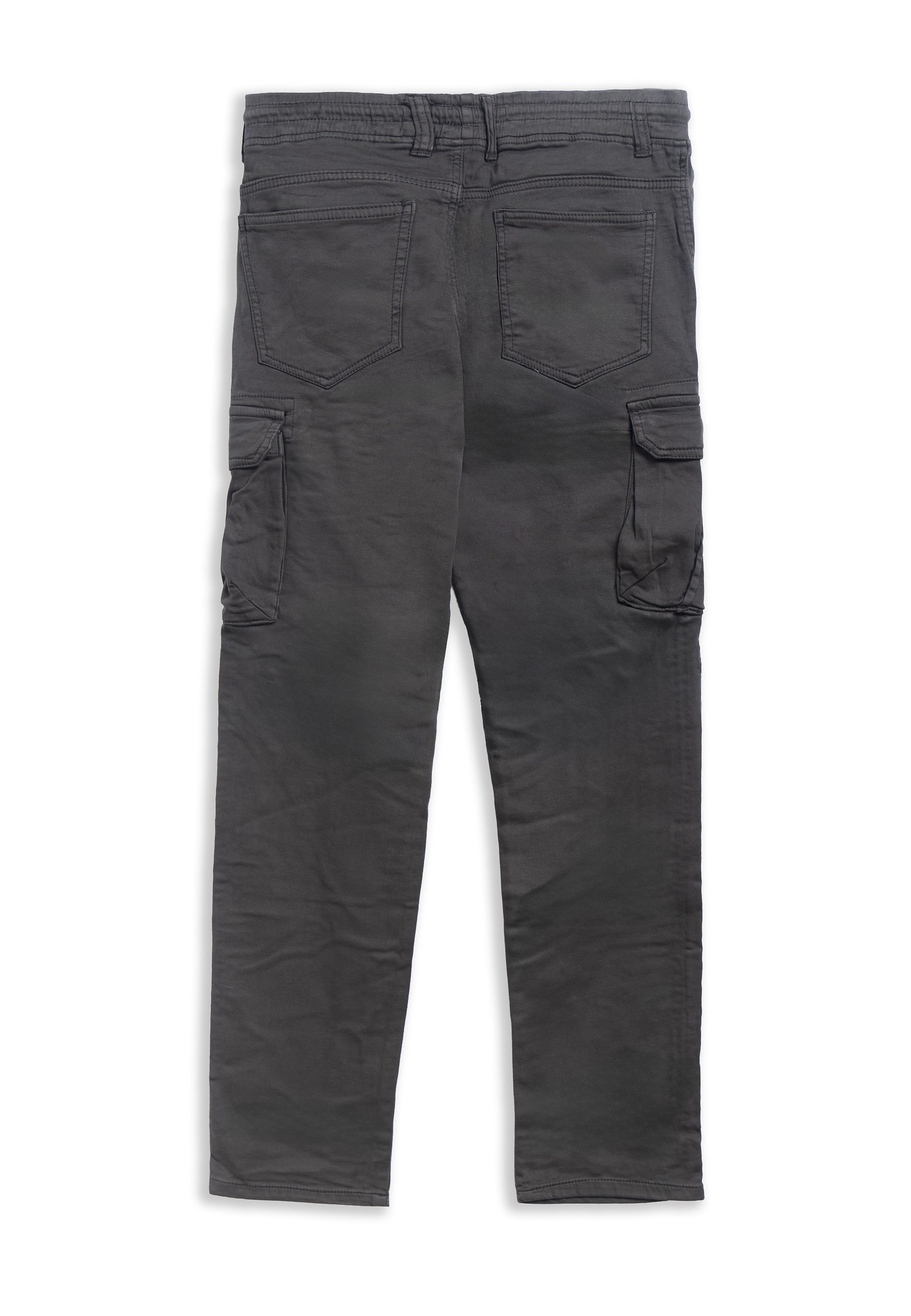 PANTALON ANTRACITA SIDE POCKETS WIDE LEG PANT