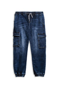 PANTALON AREA ZERO MOJADO GASTADO SIDE POCKETS ELASTIC WAIST