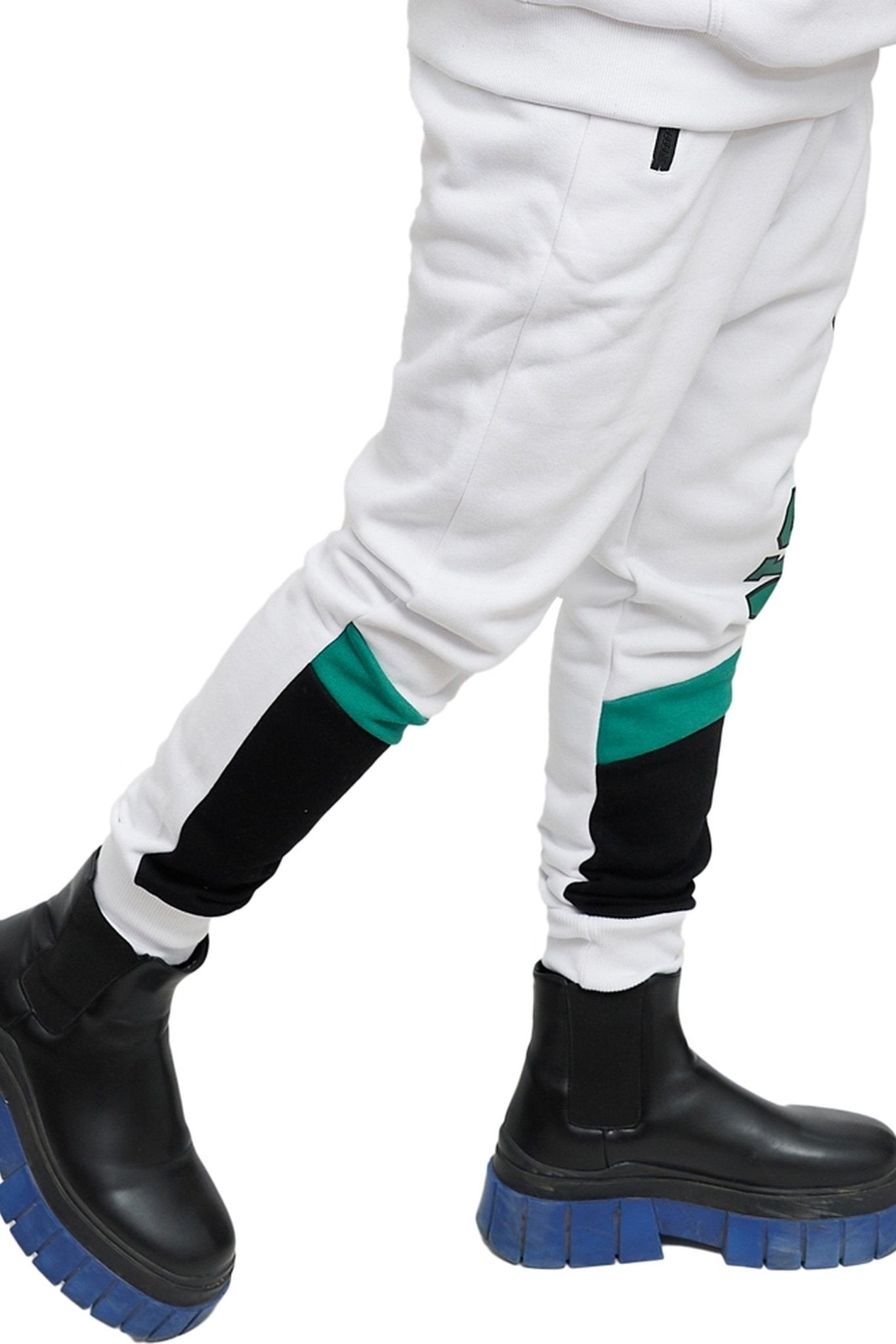 PANTALON BLANCO BOSTON 00 STRIPED JOGGER PANT - AREA ZERO