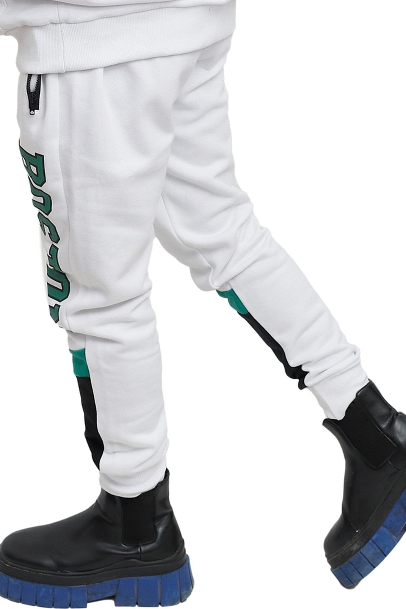 PANTALON BLANCO BOSTON 00 STRIPED JOGGER PANT - AREA ZERO