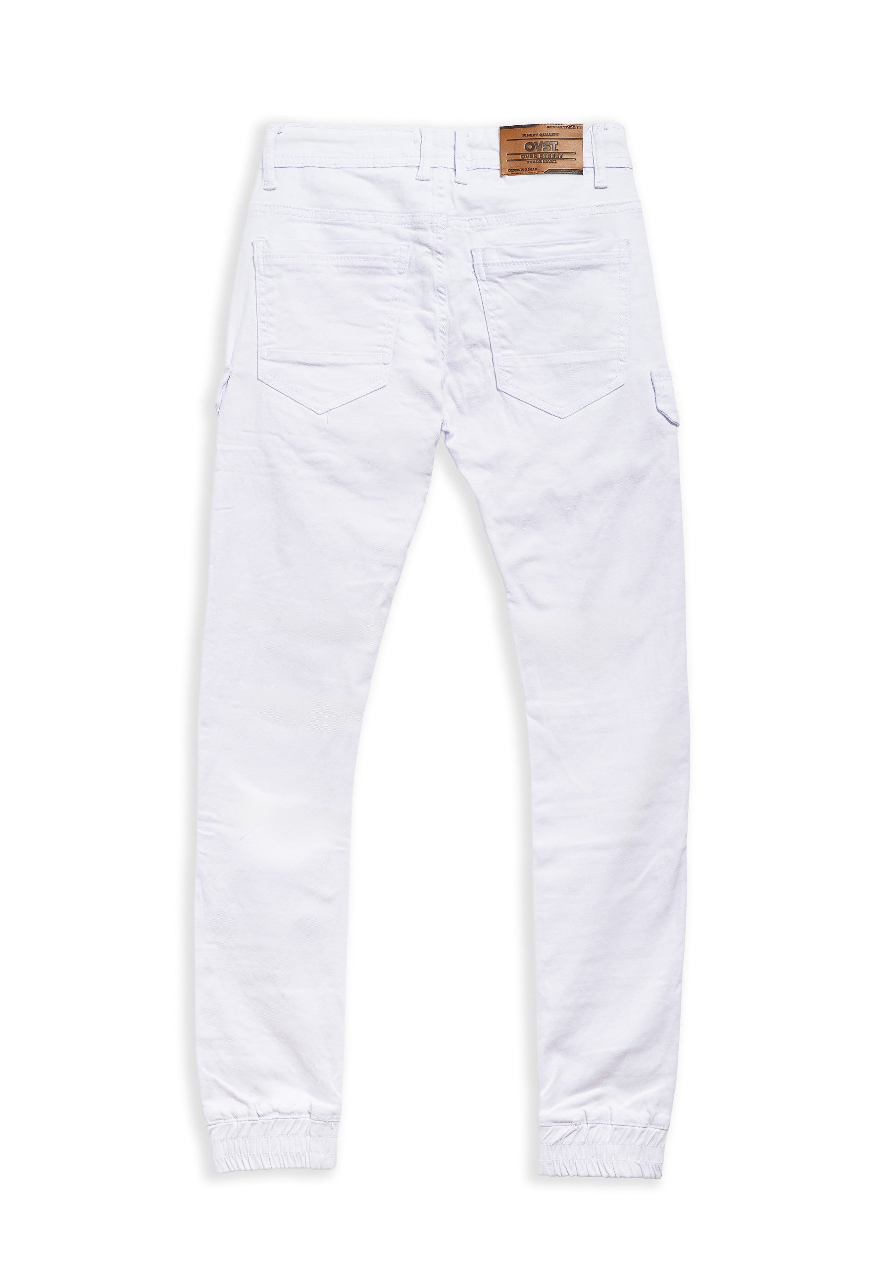 PANTALON BLANCO DOUBLE ZIPPED POCKETS PANT