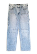 PANTALON BLEACH FRONT POCKETS WIDE LEG PANT
