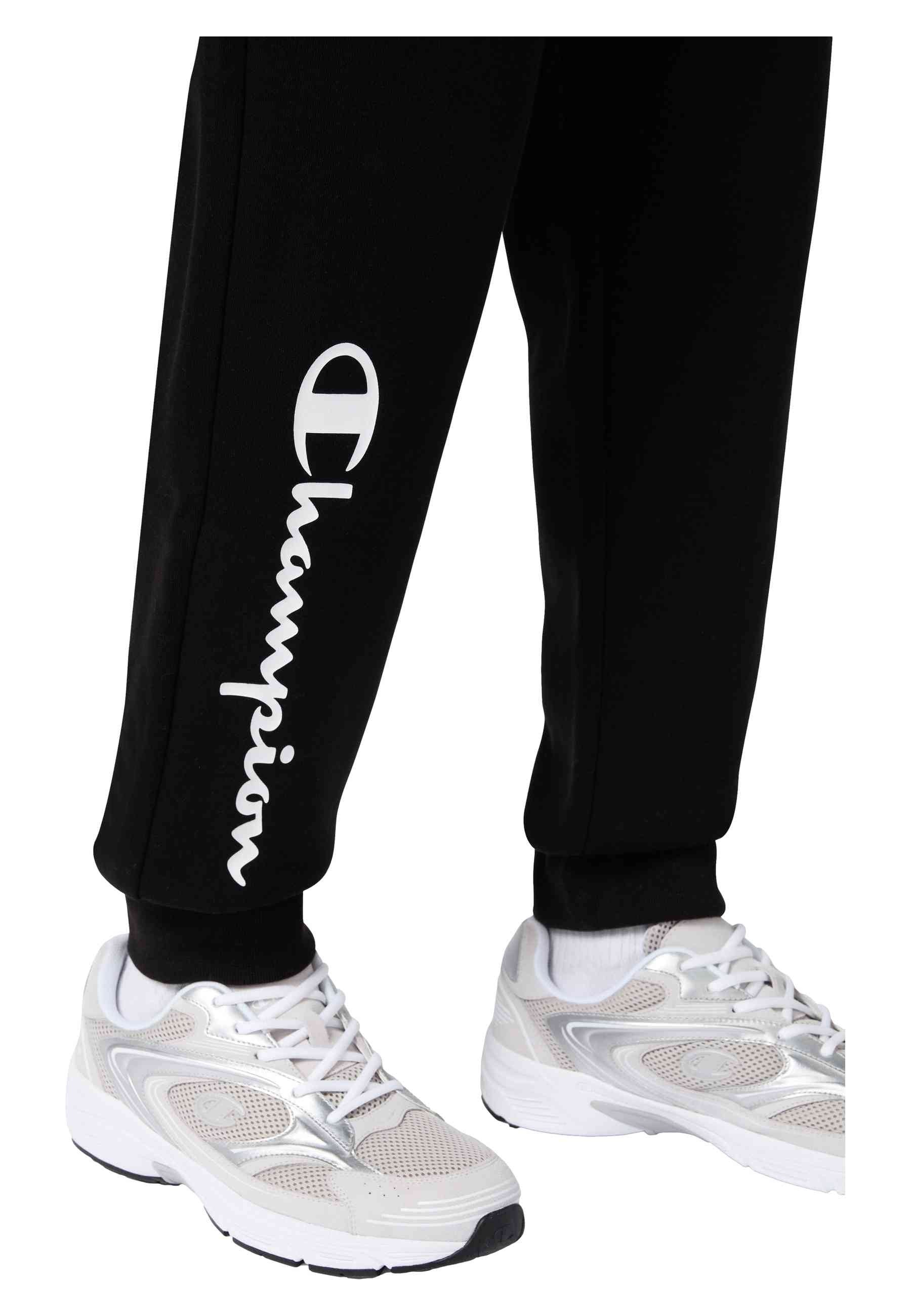 PANTALON CHAMPION NEGRO BIG SCRIPT LOGO JOGGER