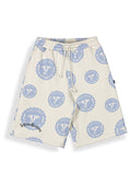 PANTALON CORTO GRIMEY OFF WHITE CHIEF WATCHER ALL OVER PRINT BAGGY SWEATSHORT