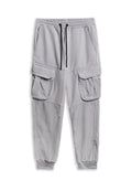 PANTALON GRIS ASIMETRICAL POCKET CARGO JOGGER