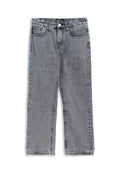 PANTALON GRIS JASPEADO WIDE LEG PANT