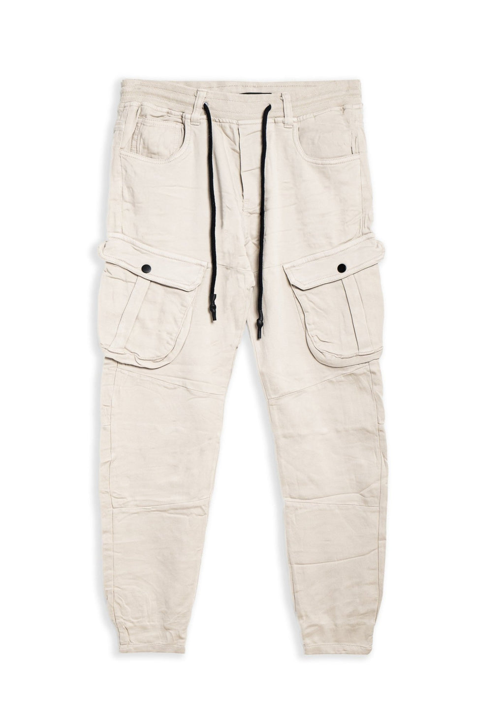 PANTALON GRIS PIEDRA GOMAS SIDE POCKETS PANT - AREA ZERO