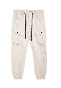 PANTALON  GRIS PIEDRA GOMAS SIDE POCKETS PANT