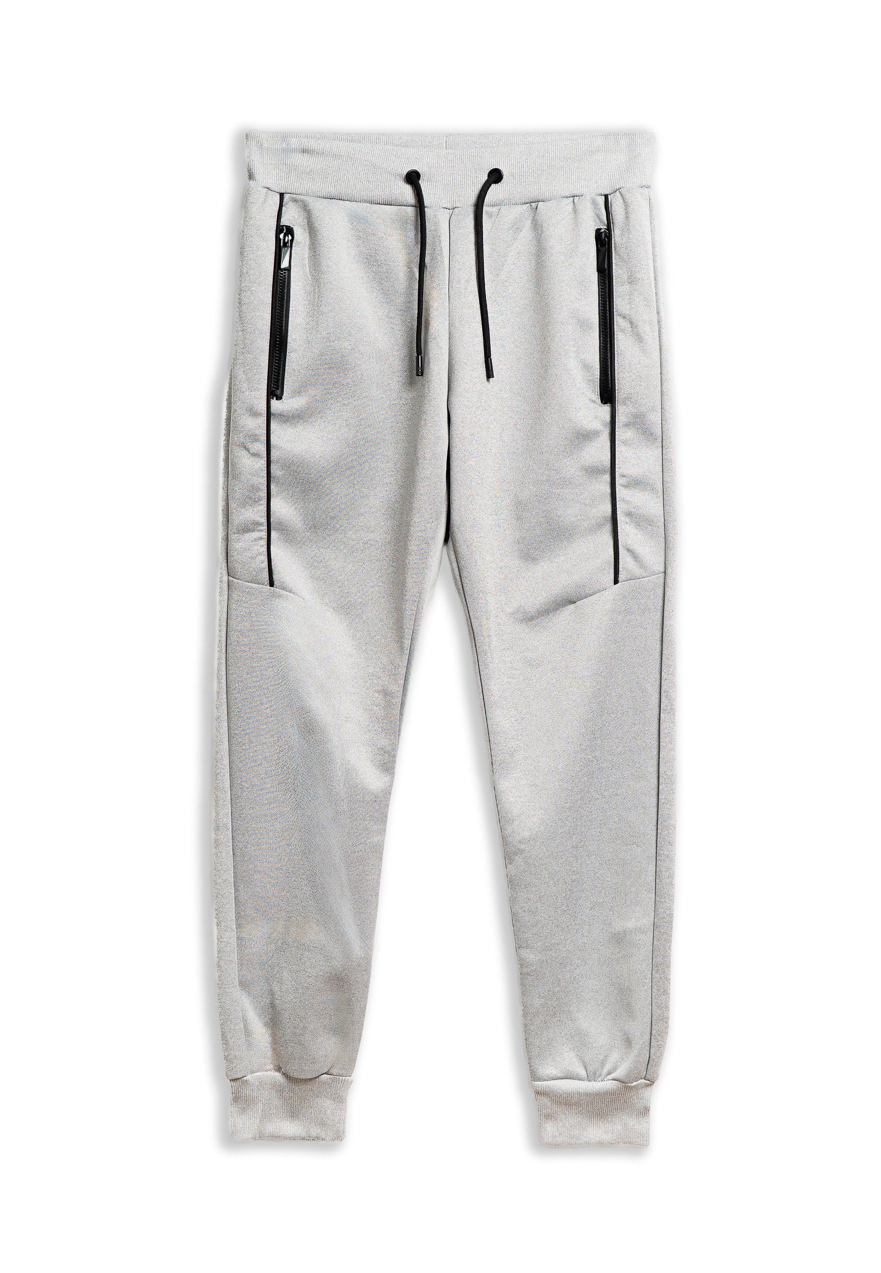 PANTALON GRIS STRAIGHT TRACKPANT