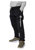 PANTALON JUNIOR CHAMPION NEGRO BIG SCRIPT LOGO JOGGER