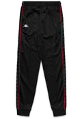 PANTALON KAPPA NEGRO RASTORIA SLIM 222 BANDA PANTS