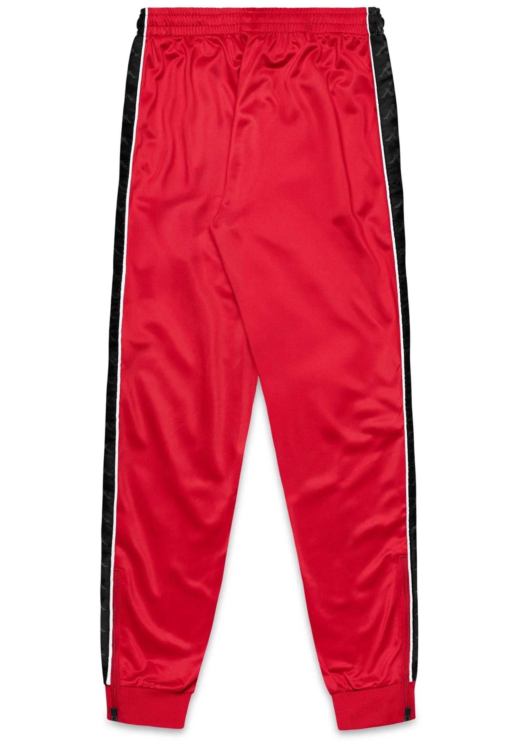 PANTALON KAPPA ROJO RASTORIA SLIM 222 BANDA PANTS