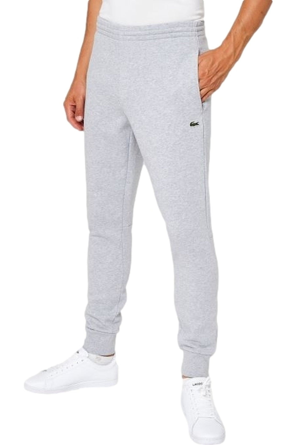 PANTALON LACOSTE GRIS CLASSIC LOGO JOGGER PANT - AREA ZERO