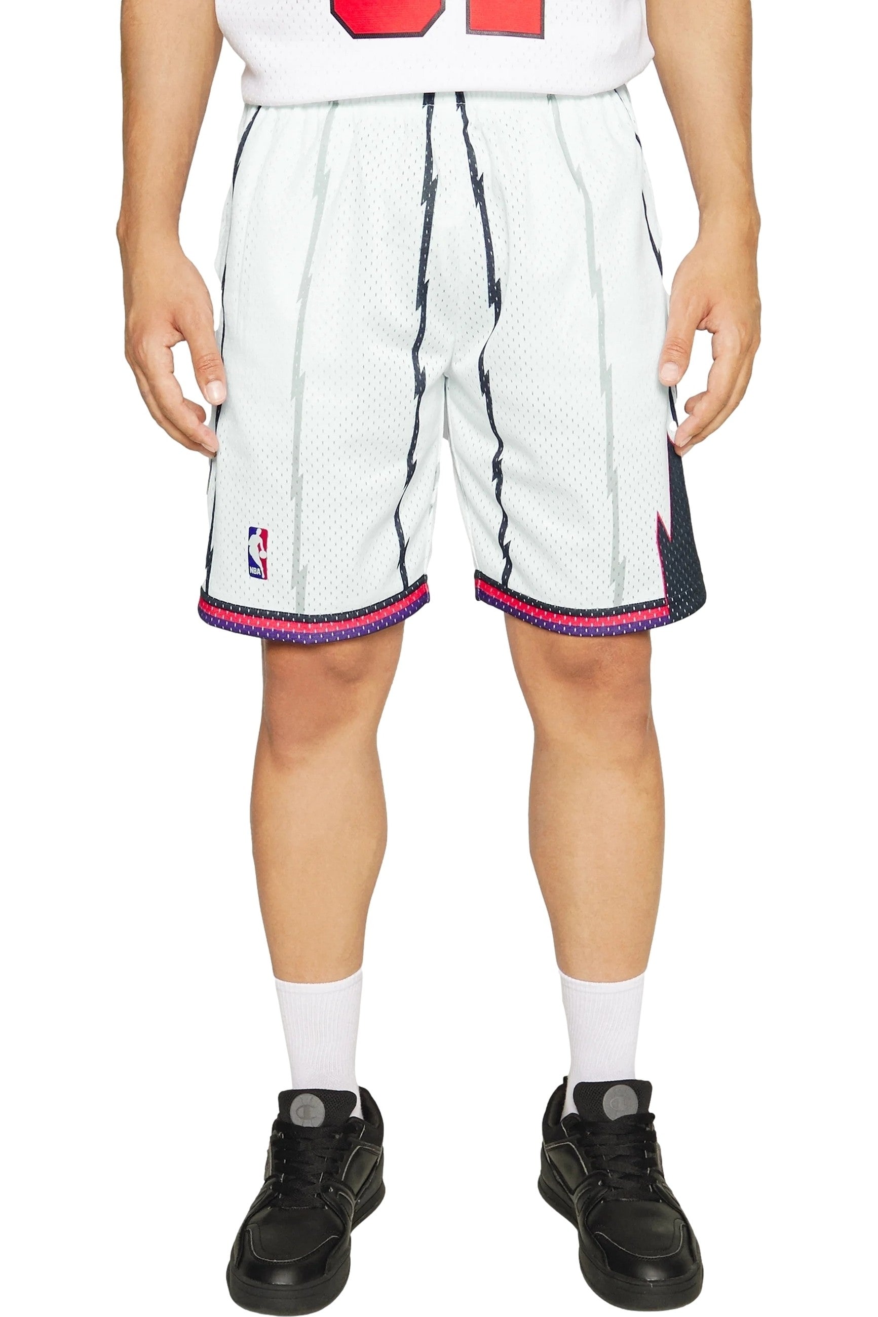 PANTALON MITCHELL & NESS BLANCO TORONTO RAPTORS WHITE