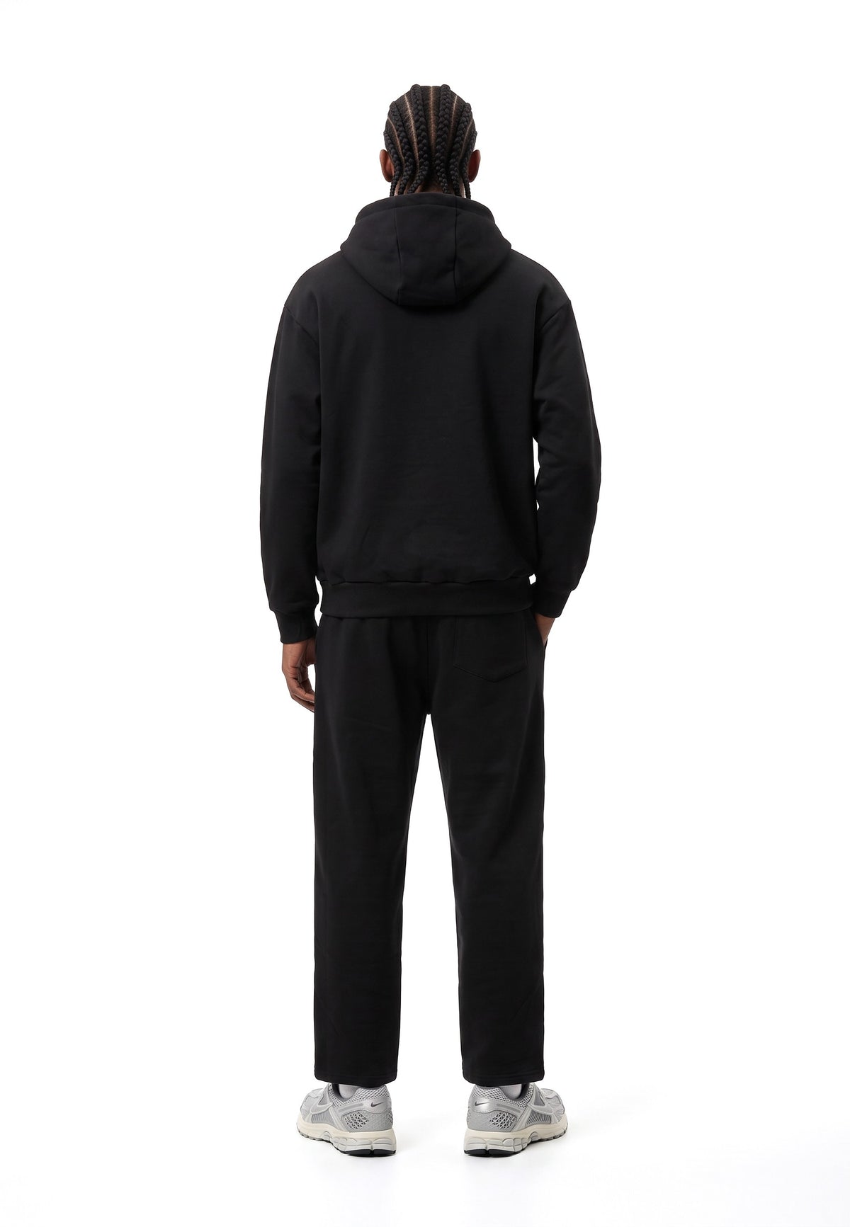 PANTALON NEGRO BROOKLIN BRUSHED SCRIPT JOGGER PANT