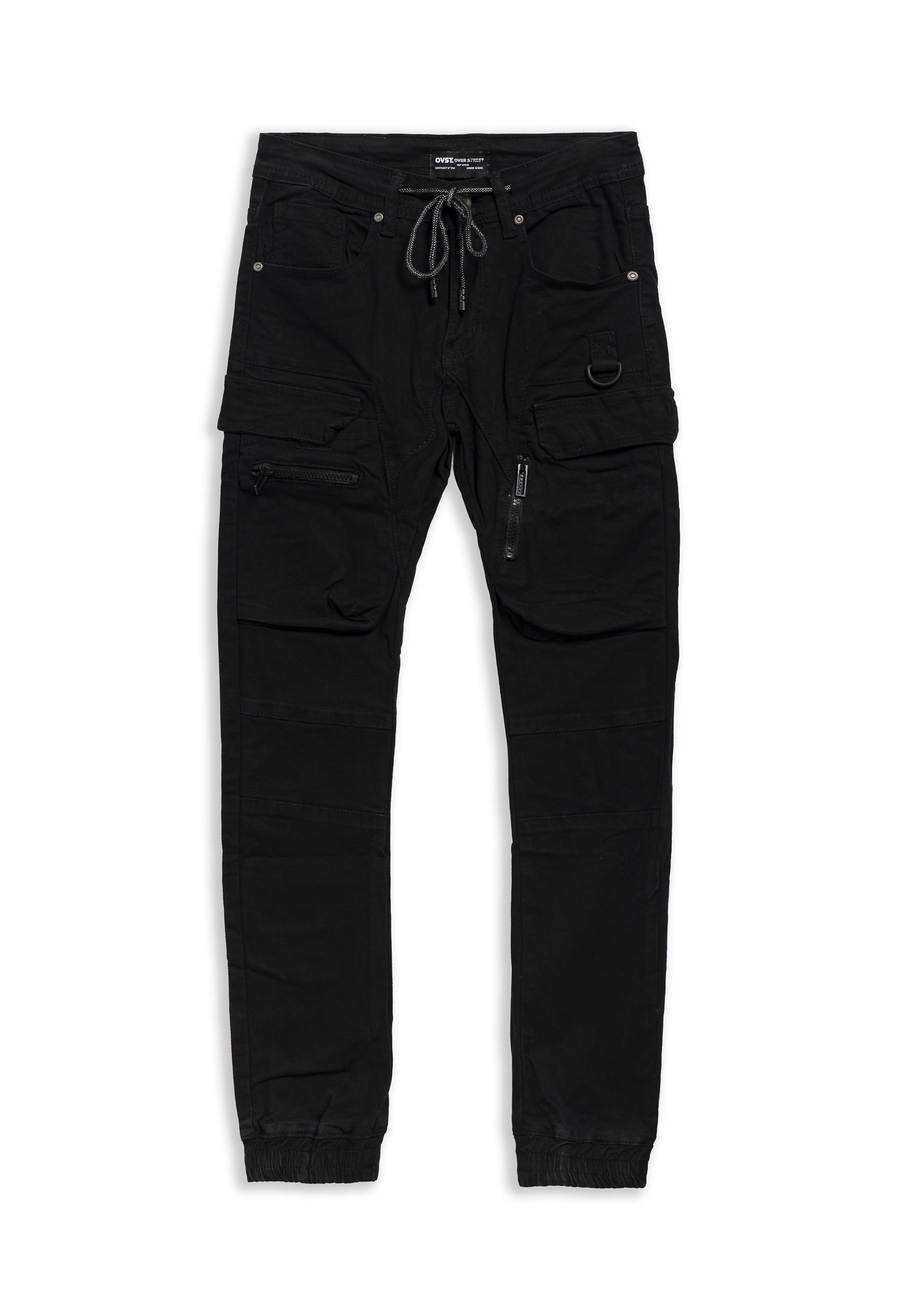 PANTALON NEGRO DOUBLE ZIPPED POCKETS PANT