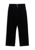 PANTALON NEGRO LONA WIDE LEG PANT