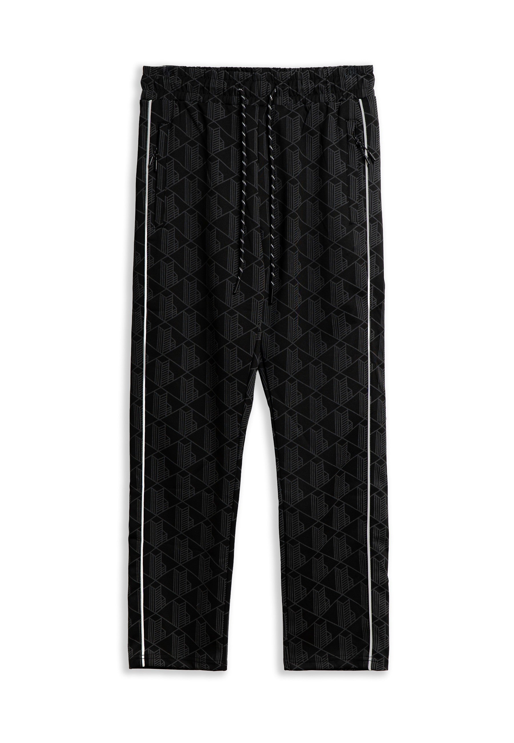 PANTALON NEGRO MONOGRAPHIC TRACKPANT