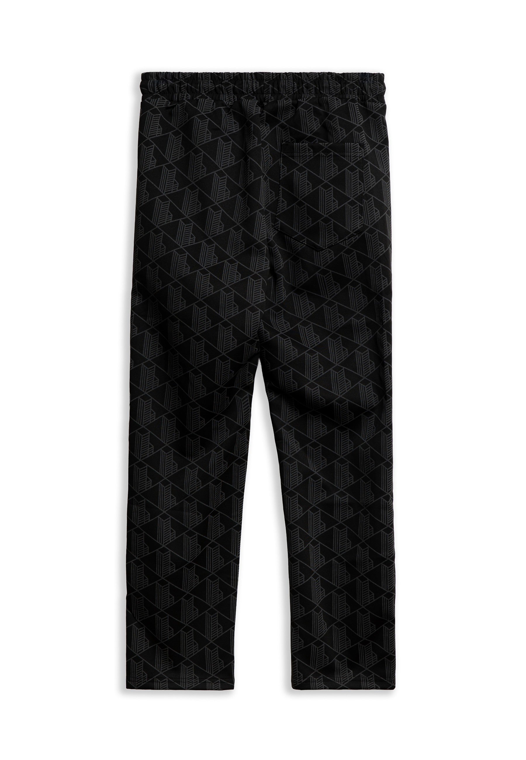 PANTALON NEGRO MONOGRAPHIC TRACKPANT