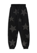 PANTALON NEGRO/BLANCO FALLING STARS JOGGER