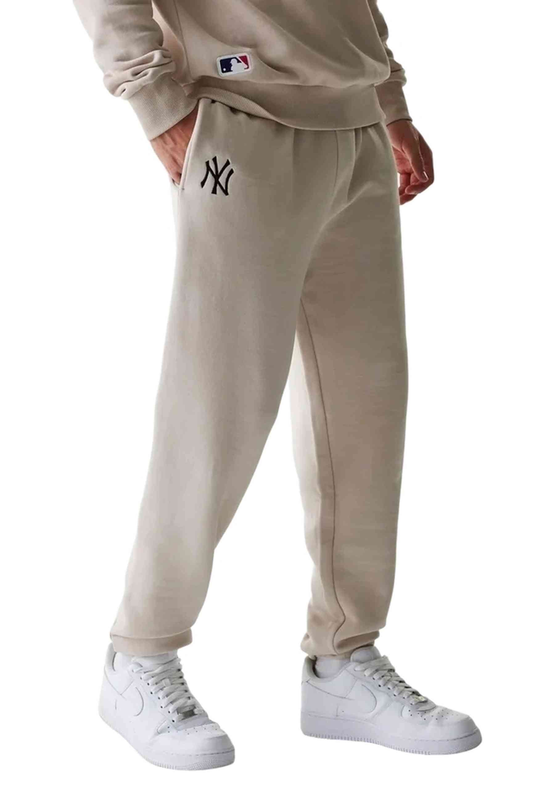 PANTALON NEW ERA BEIGE YANKEES NOS MLB MIDI JOGGER