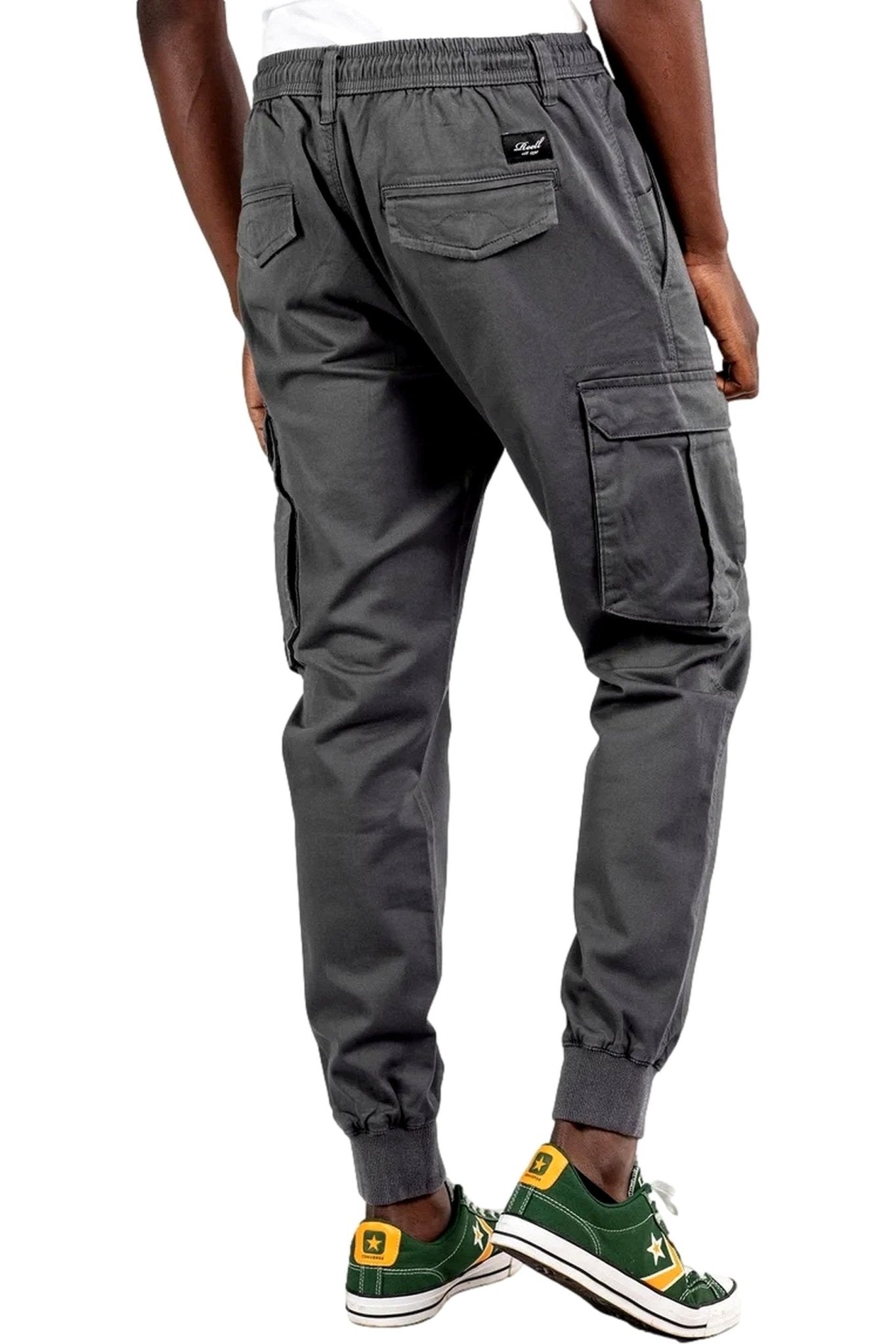PANTALON REEL ANTRACITA REFLEX RIB CARGO VULCAN GREY - AREA ZERO