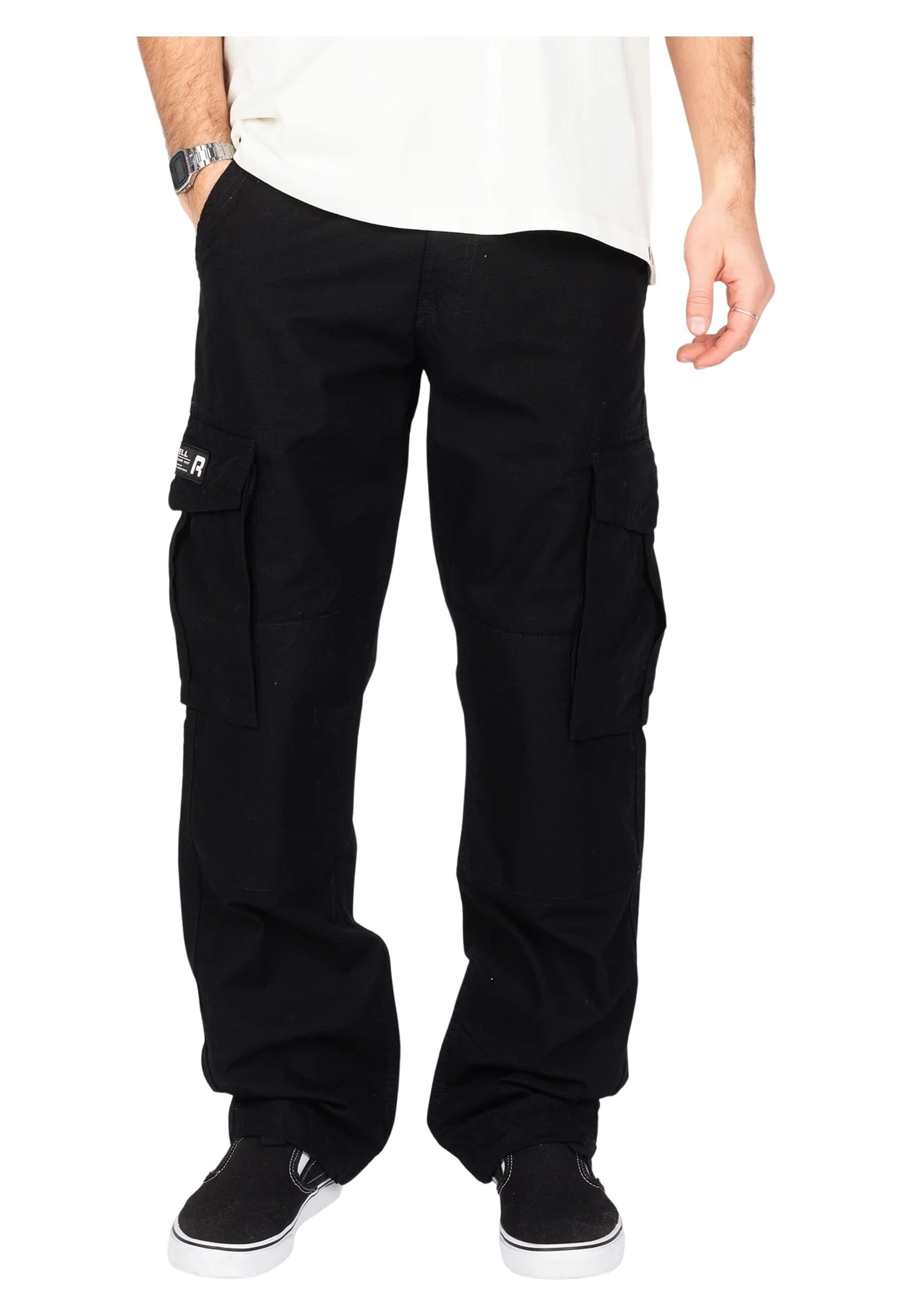 PANTALON REEL NEGRO RIPSTOP CARGO PANT