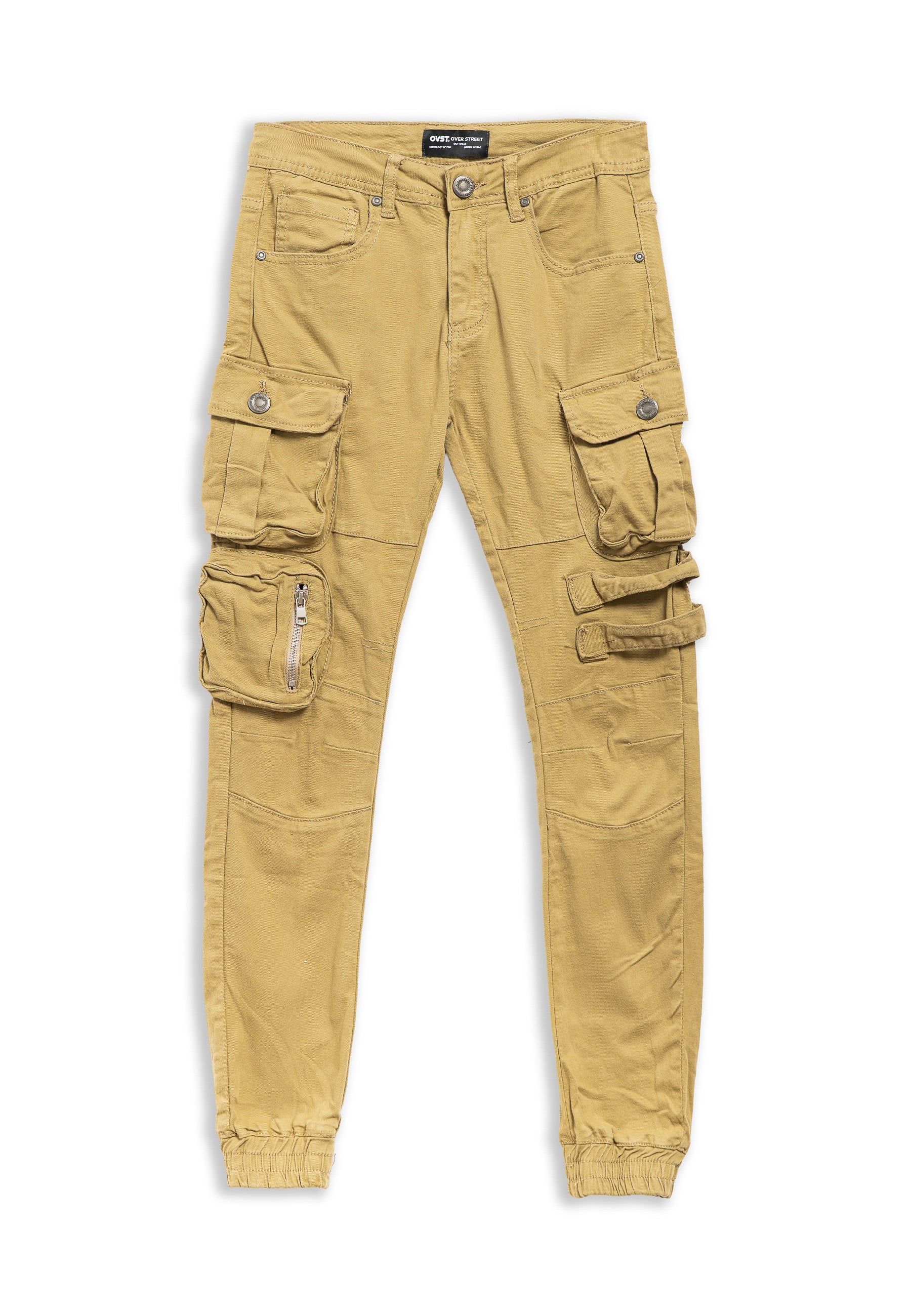 PANTALON TOSTADO ZIPPED SIDE POCKETS PANT