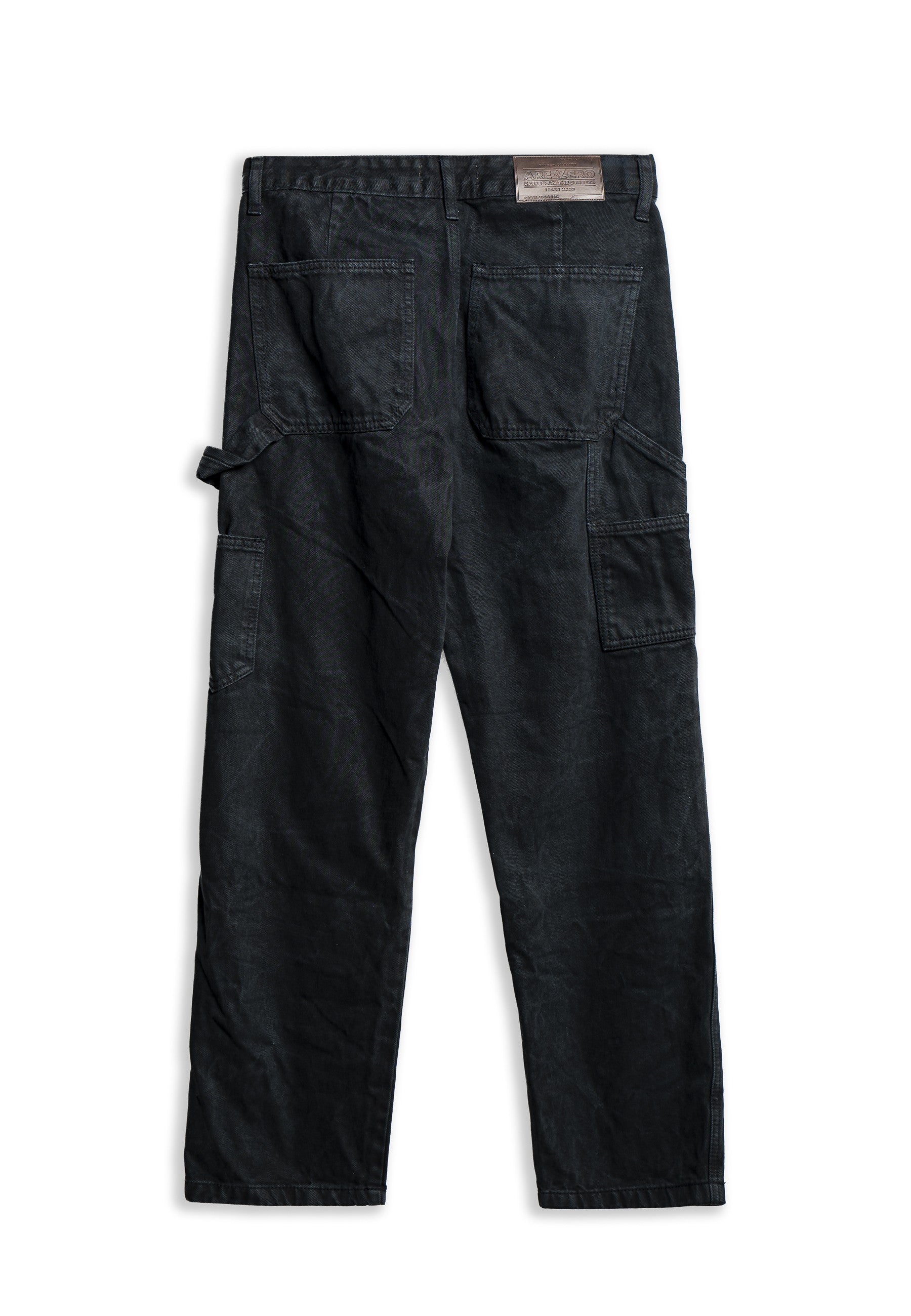 PANTALON VAQUERO NEGRO BACK POCKETS LOOP PANT
